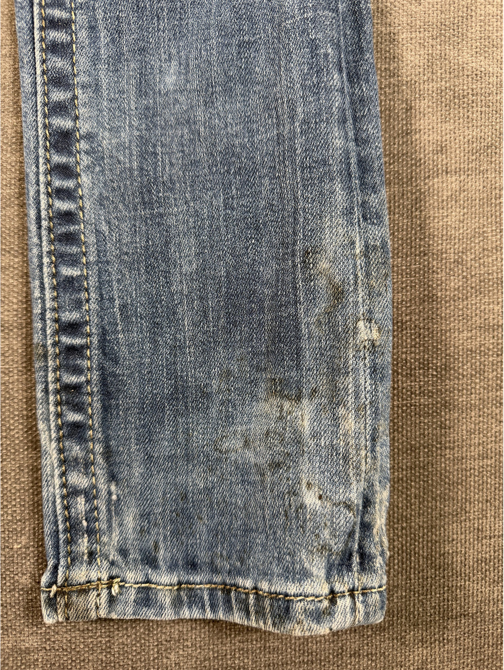 True Religion Women's Skinny Jeans with Distressed Detailing, Size 23 - Picture 4 of 13